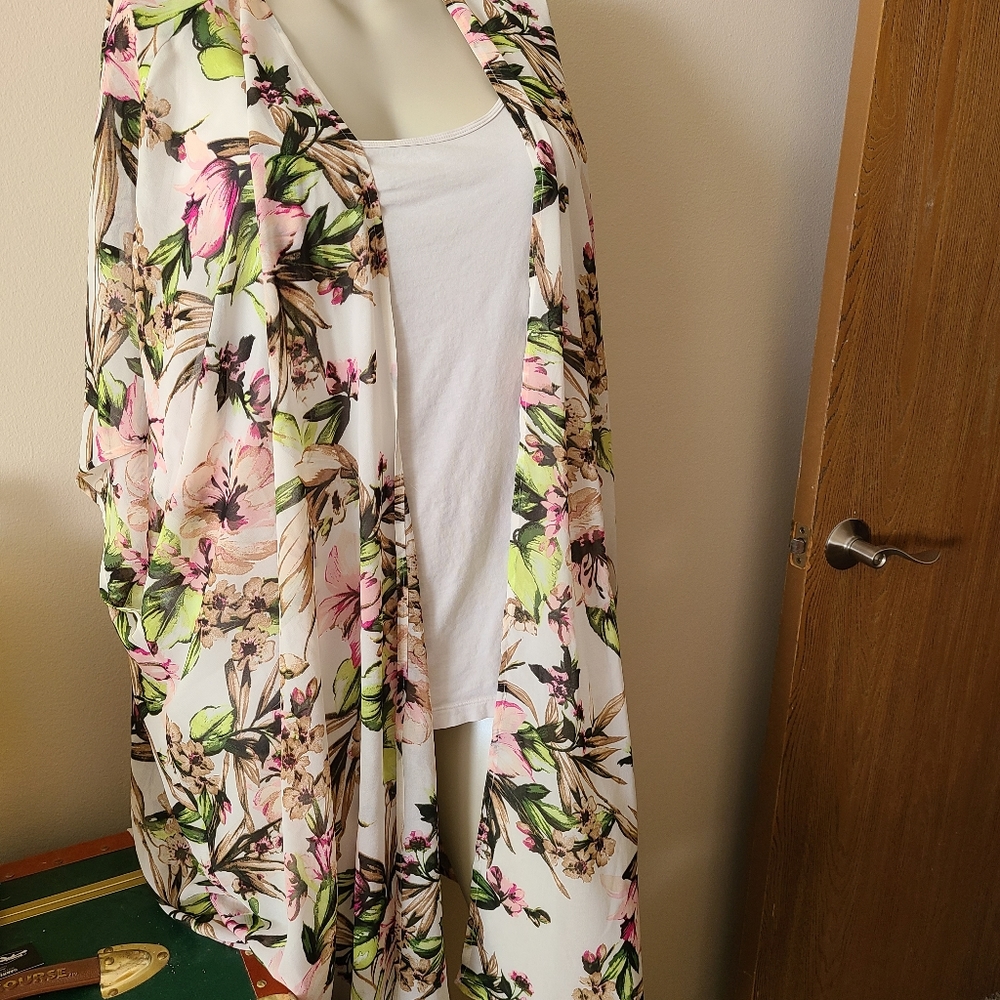 Floral maxi overpiece